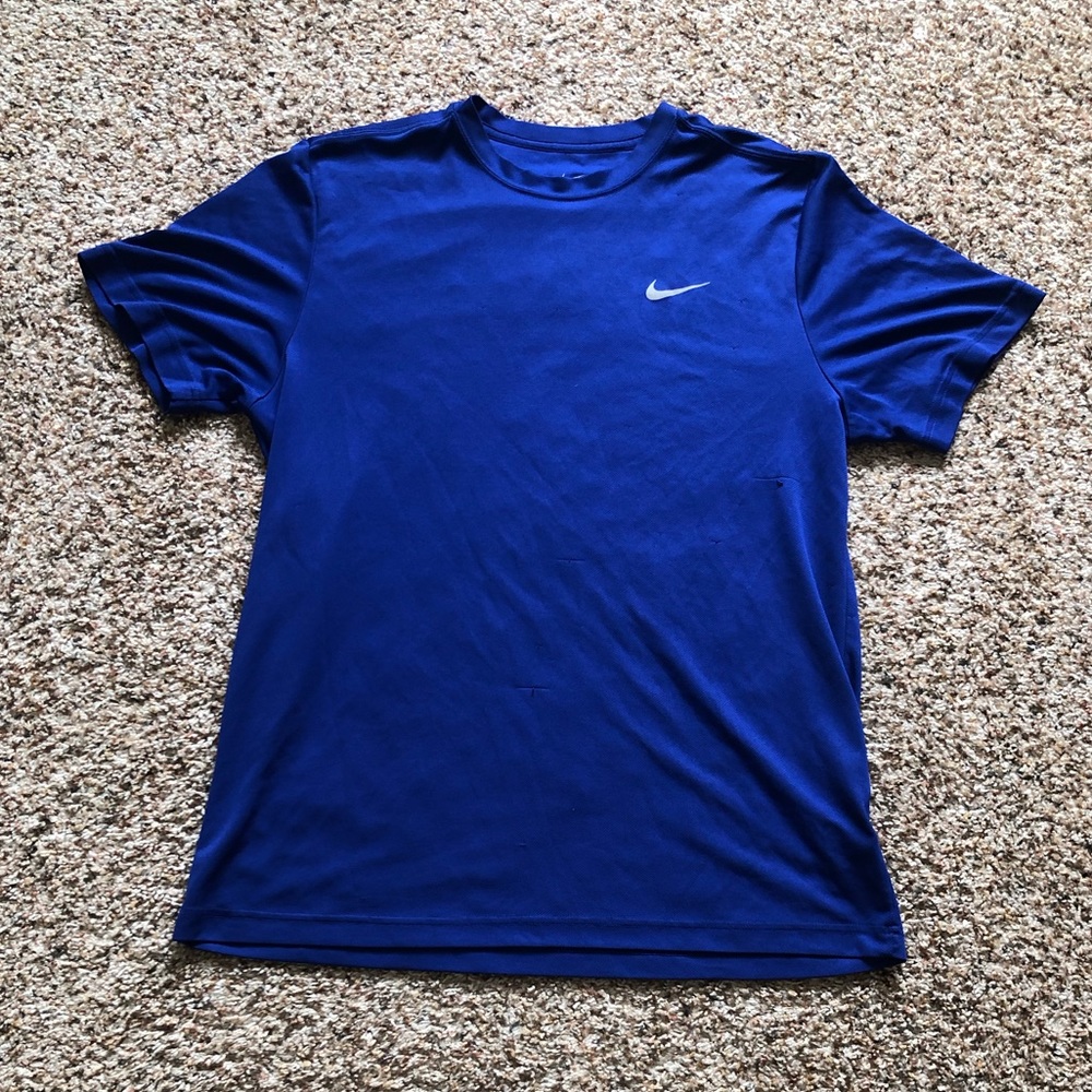 Nike Dri-Fit Men’s Blue Athletic T-Shirt - Size L